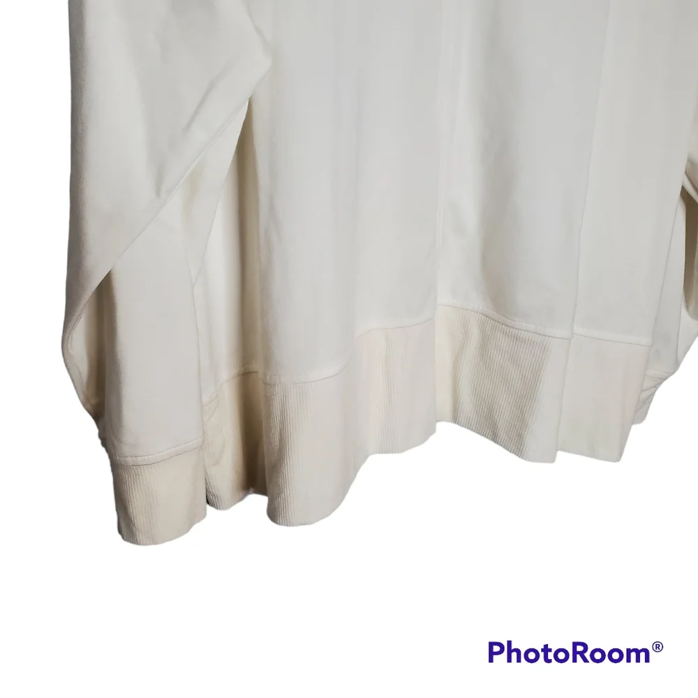 Athleta eastbound sweatshirt pullover‎ in magnolia white plus size 2x soft luxe